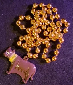 Cuentas de Mardi Gras - Krewe de Rex - Cuentas de Jardín de Lúculo - Cuentas de oro - Imagen 1 de 2