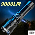 Outdoor LED Super Bright Flashlight USB Rechargeable Zoom Tactical Flashlight