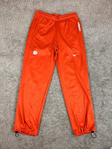 Nike Clemson Tigers Warm Up Athletic Sweatpants Orange Men’s s Size S Cover