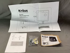 Fregadero Kraus KGD-441 Quarza SOLO HARDWARE DE INSTALACIÓN CAÍDA - Imagen 1 de 8