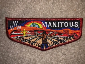 Scout 2001 Jamboree RMY Manitous 88 Great Sauk Trail Michigan Council Flap Patch - Picture 1 of 1