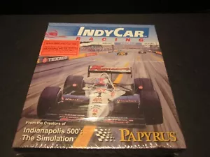 NEW INDY CAR RACING TEAM PAPYRUS INDIANAPOLIS 500 SIMULATION MS-DOS 3.5" GAME - Picture 1 of 9
