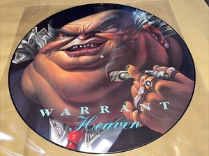 Warrant - Heaven - 12” Picture Disc Vgc+/ex 1989 - Picture 1 of 2