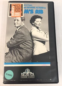 Adams Rib Katharine Hepburn Spencer Tracy VHS tape Ships Same Day With Tracking - Picture 1 of 3