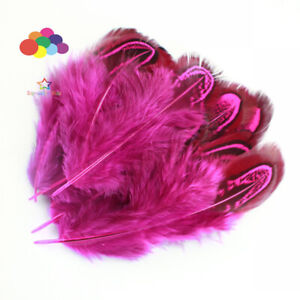 10-100Pcs Dyed Multi-Color Pheasant Feathers 3-7cm/1-3inch Real Flank Decoration