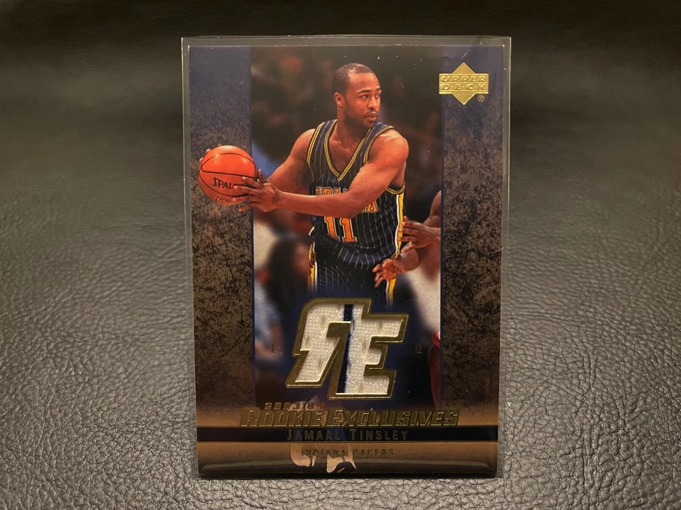 JAMAAL TINSLEY 2003-04 UPPER DECK JERSEY EXCLUSIVES #J36 - JERSEY PATCH, PACERS - Image 1 of 2