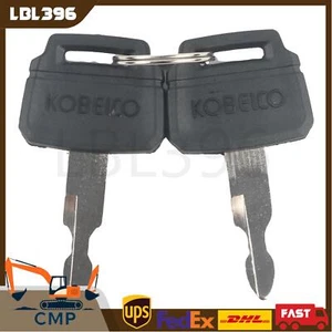 2PCS K250 Starter Ignition Keys For Kobelco Heavy Equipment Parts New - Picture 1 of 4