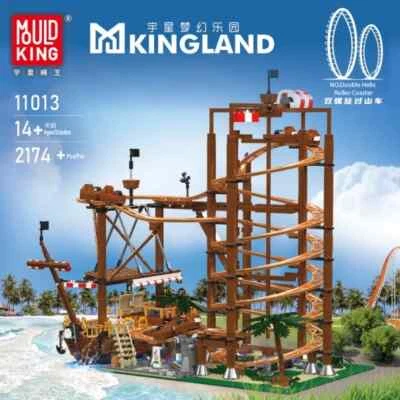 Mould King 11013 Double Helix Roller Coaster Building Block Toy 2174pcs - Image 1 of 4