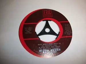 MITCH RYDER DETROIT WHEELS- DEVIL WITH A BLUE DRESS ON VINYL 7" 45RPM P JUKEBOX - Picture 1 of 1