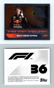 Max Verstappen #36 Formula 1 Season 2021 Topps Foil Sticker - Picture 1 of 1