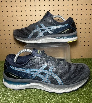 Scarpe da corsa sportive Asics Gel-Nimbus 23 blu navy sneakers uomo taglia 10 - Immagine 1 di 4