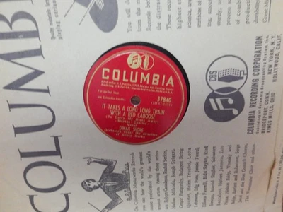 78  RPM 1940s Dinah Shore Do a Little Business On the Side/It Takes a Long Train - Image 1 of 3