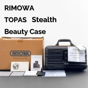 RIMOWA TOPAS Stealth Beauty Case 11L Model 986.59 Silver Aluminum Hard Box Bag - Picture 1 of 12