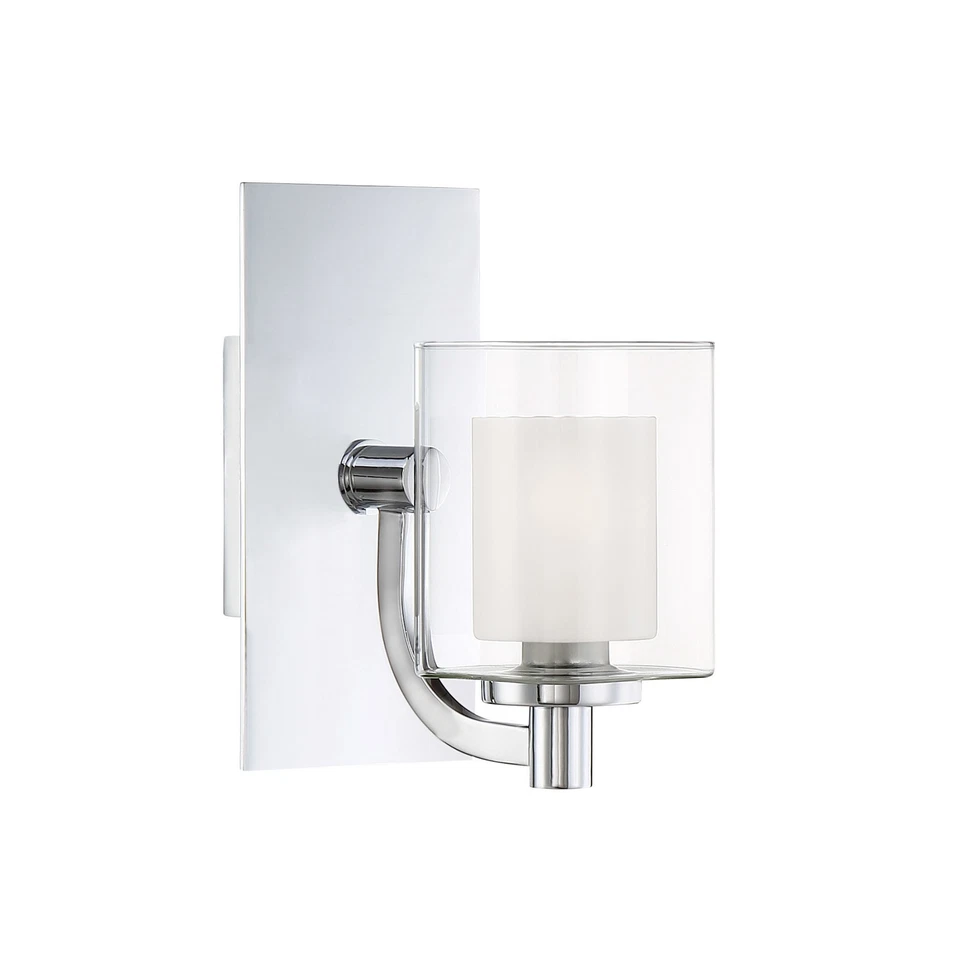 Aplique de baño Quoizel KLT8601LED Kolt 1 luz 5"W LED - Cromo Foto 1 de 4