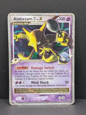 Alakazam Lv.X 103/111 Rising Rivals Holo Ultra Rare Pokemon TCG Nintendo - Image 1 of 2