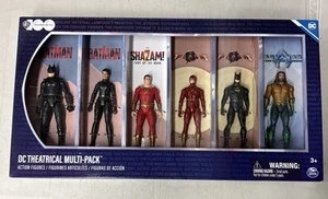 Paquete múltiple teatral de DC Comics, edición limitada de 6 figuras de acción de superhéroes, WB - Imagen 1 de 2