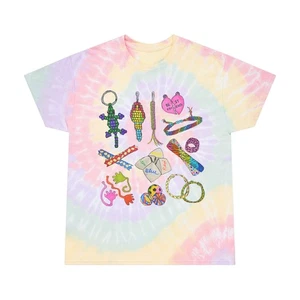 Camicia Tie Dye Bambina Retrò Anni 90 |Nostalgia Disegnata A Mano Regalo Compleanno Mamma Zia - Foto 1 di 5