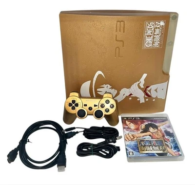 Consola Sony PS3 One Piece Kaizoku Musou Gold Edition CECH-3000B probada Japón Foto 1 de 4