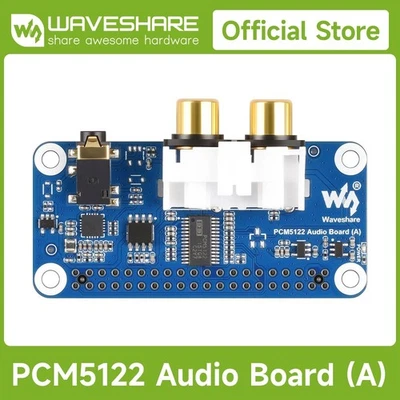 Waveshare PCM5122 HIFI I2S DAC Audio Board für Raspberry Pi basierend auf 40PIN GPIO - Bild 1 von 4