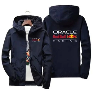 Red Bull logo racing team jacket waterproof and windproof men's sportswear - Picture 1 of 20