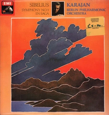 ASD3409 Berlin Philharmonic Orchestra Sibelius Symphony No. 5 / En Saga LP vinyl - Image 1 of 4