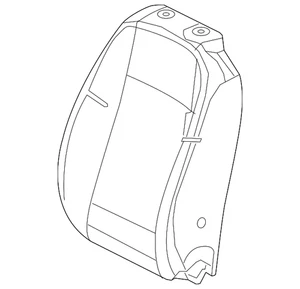 Genuine Volkswagen Seat Back Cover 17A-881-805-K-DMI - Bild 1 von 2