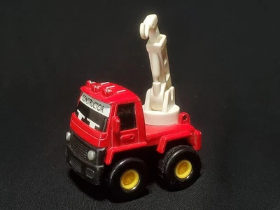 Red Constructor Crane Diecast Toy Vehicle 3.25" Toy Vehicle - Image 1 of 4