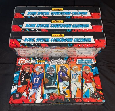 2025 Panini Absolute Football KABOOM Advent Calendar Factory Sealed IN HAND - Image 1 of 2