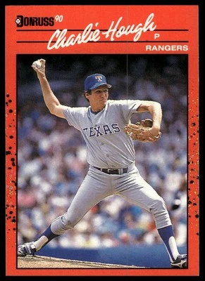 1990 Donruss #411 Charlie Hough - Image 1 of 2