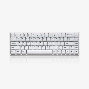 Cerakey Ceramic Keycap Set - White with Legends - Cherry MX Profile w/ Mac Keys - Afbeelding 1 van 3
