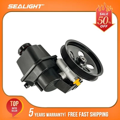 Power Steering Pump Fits 2002-2009 Chevrolet Trailblazer 2005-2009 GMC Envoy - Image 1 of 4