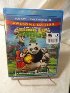 NEU KUNG FU PANDA 3 BLU RAY + DVD + DIG AWESOME EDITION FABRIKVERSIEGELT - Bild 1 von 1