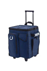 Indianapolis Colts Wheeled Cooler Rolling - Picture 1 of 4