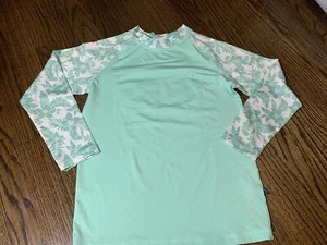 Banana Boat Girls Rash Guard Long Sleeve Swim Top Size Large - Picture 1 of 4