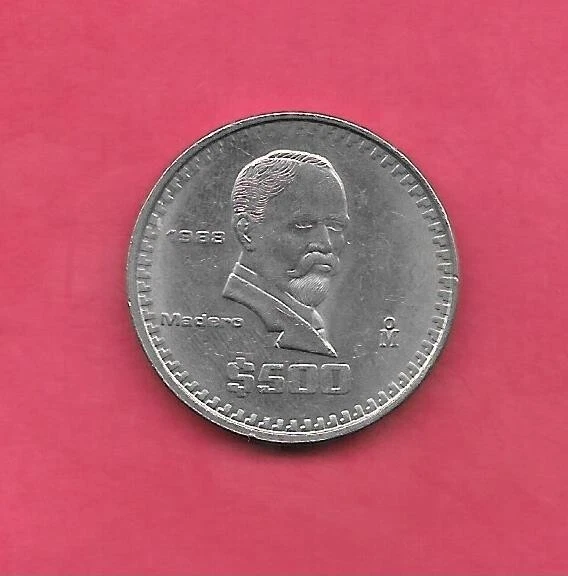 MEXICO KM529 1988 500 PESOS BU GEM UNCIRCULATED NICE OLD THICK INFLATION COIN - Image 1 of 1