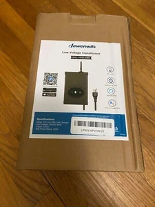 DEWENWILS Transformer 120W 60Hz Wi-Fi Low Voltage hosl03b - Alexa/Google - Picture 1 of 4