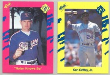1990 Classic Pink Update & Yellow Baseball Cards 1-100 You Pick