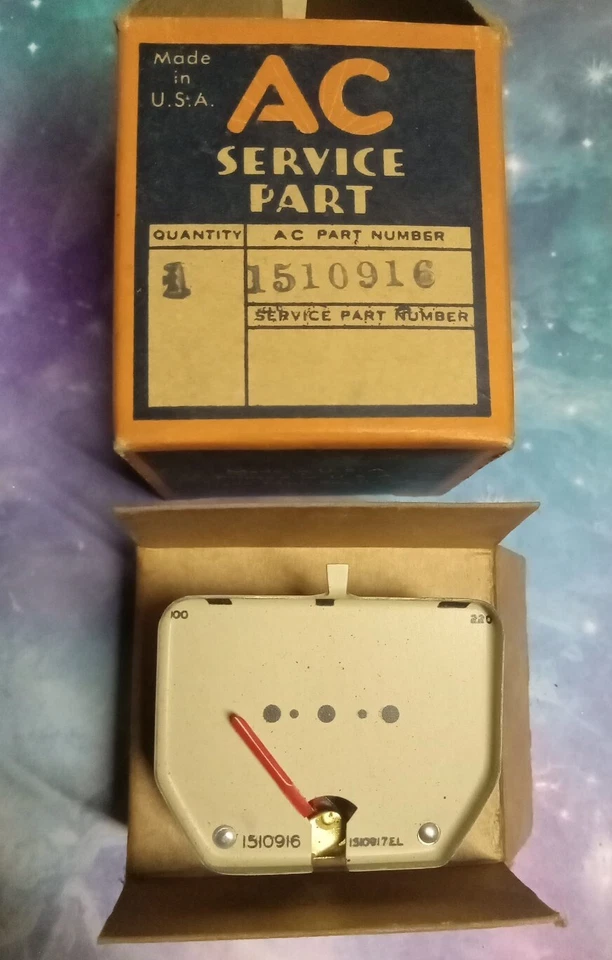 1940 40 庞蒂亚克鱼雷特别豪华 NOS 通用水温计 1510916  — 第 1/1 张图片