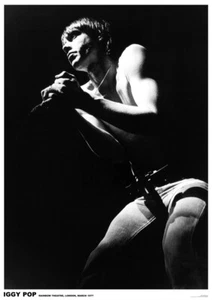 Poster IGGY POP - Rainbow, London 1977 ca60x85cm NEU 13972 - Bild 1 von 1