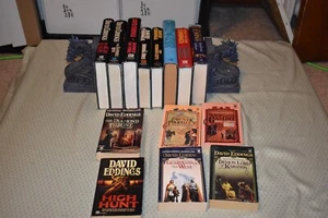 David Eddings lot of 14 books (8 hardcovers, 6 pb, Full Elenium/Tamuli set) - Imagen 1 de 1