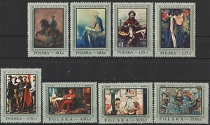 Poland 1968 Polish Paintings Army Mi.1864-1871 Postage Stamps - Picture 1 of 2