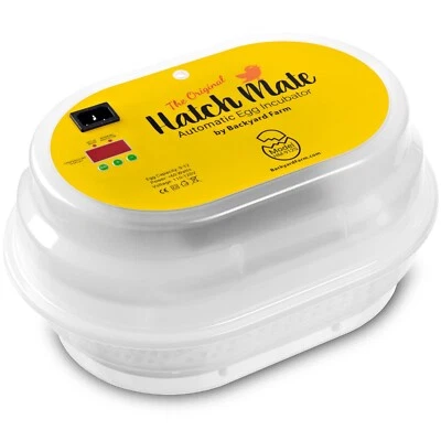 BACKYARD FARM HatchMate™ Automatic Egg Incubator w/ Humidity For 9-12 Eggs Hatch Chicken Quail