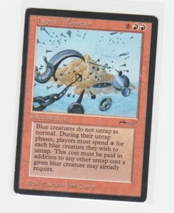Magic the Gathering ~ MTG ~ 1x Magnetic Mountain ~ MP ~ Arabian Nights - Picture 1 of 2
