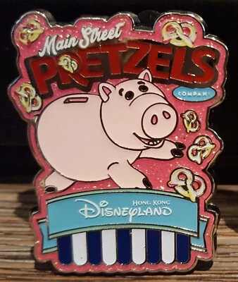 2018 玩具总动员锤主街爆米花与椒盐卷饼别针香港迪士尼乐园 — 第 1/3 张图片