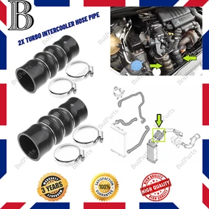 2x Turbo Intercooler Hose Pipe for Citroen C4 PICASSO 1.6 HDI 0382.FN 9685214180 - Picture 1 of 6
