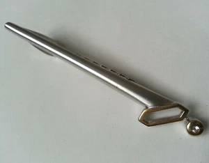 KRAWATTENKLAMMER Vintage KLASSIKER vergoldet versilbert Strass ART DECO STIL - Bild 1 von 4