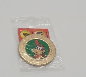Wonder Ball Super Mario Moneta da collezione Diddy Kong sigillata in fabbrica Frankford - Foto 1 di 2