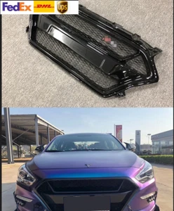 For Elantra Avante AD Euro Debadged Style 17 18 honeycomb Grille Grill Gloss - Picture 1 of 3