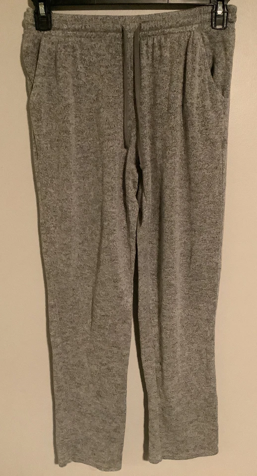 Pantalones de pijama NATORI - Sudaderas de salón grises - Bolsillos cordón suave acogedor - S pequeños Foto 1 de 4