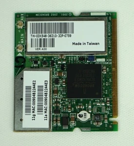 Mini PCI sans fil double bande Dell 3X548 (Broadcom BCM94309MP) Truemobile 1400 - Photo 1/1